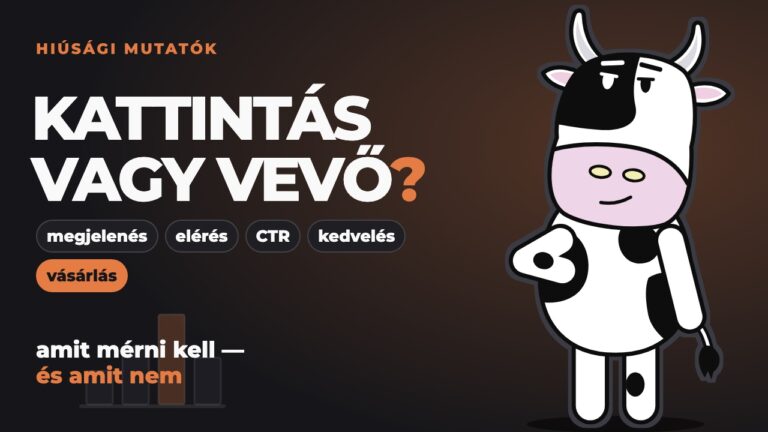 Pixel csípőre tett kézzel egy oszlopdiagram előtt: kattintás vagy konverzió.