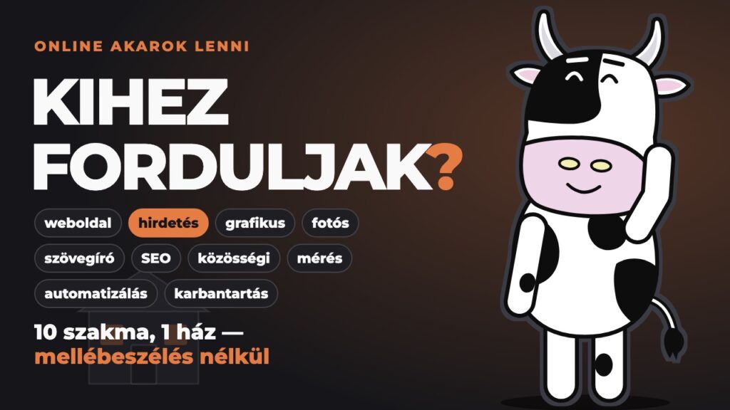 Pixel integet egy házikó előtt: a digitális marketing 10 szakmája, kihez forduljak.