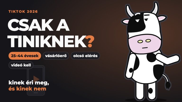 Pixel egy álló telefon felé nyújtja a kezét: TikTok hirdetés 2026-ban.