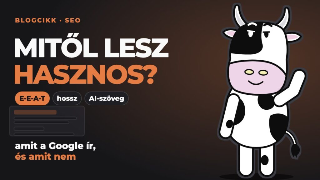 Pixel egy szövegvázlat mellett, kiemelt címsorral és bekezdéssorokkal: mitől lesz hasznos egy blogcikk a Google-nek.