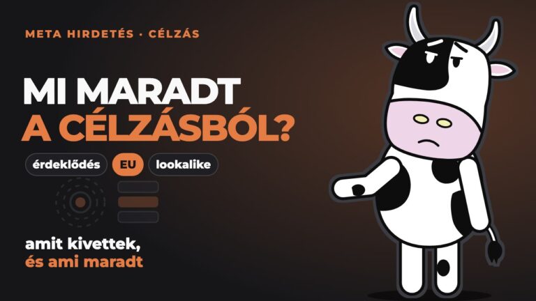 Pixel egy céltábla mellett, aminek a külső gyűrűi szaggatottá váltak: mi maradt a Facebook-hirdetés célzásából 2026-ban.