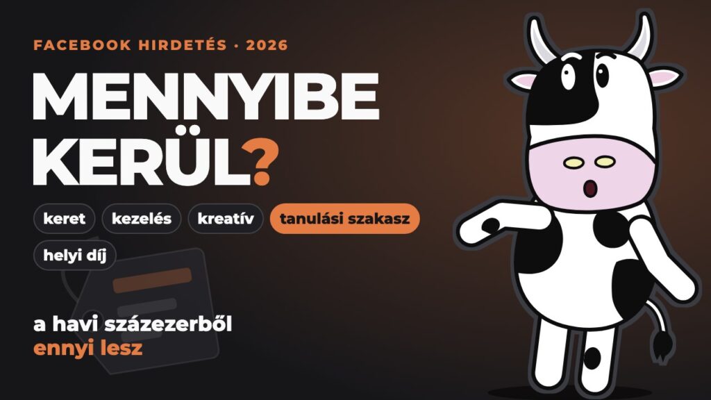 Pixel hátrahőköl egy árcédula mellett: mennyibe kerül valójában a Facebook-hirdetés 2026-ban.