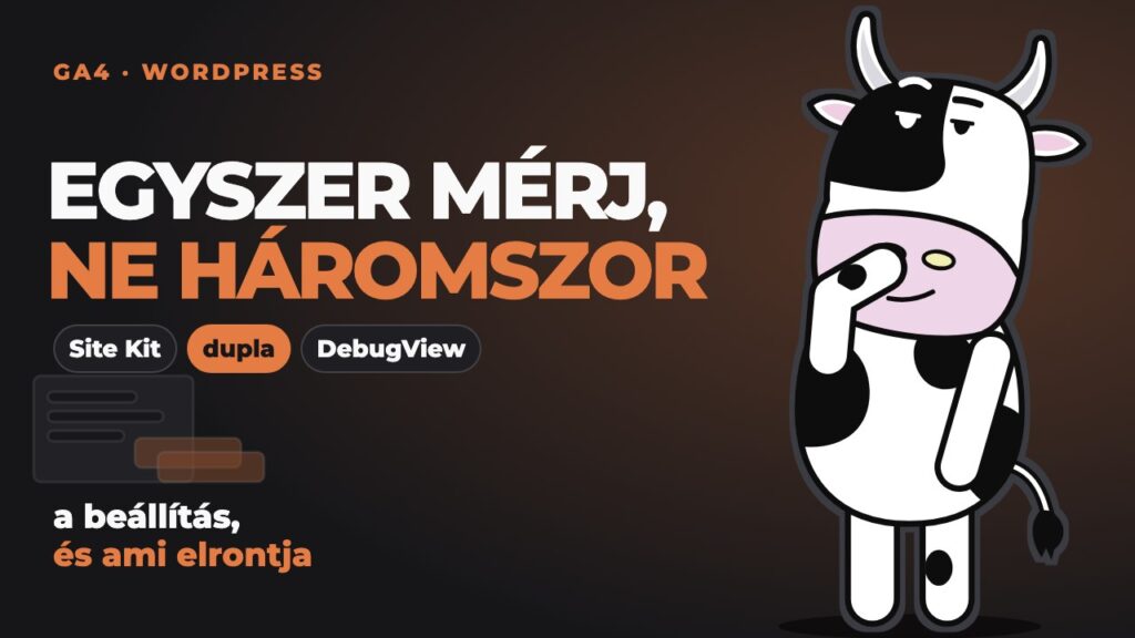 Pixel egy oldalvázlat mellett, amin ugyanaz a mérőcímke kétszer szerepel: GA4 beállítása WordPresshez.