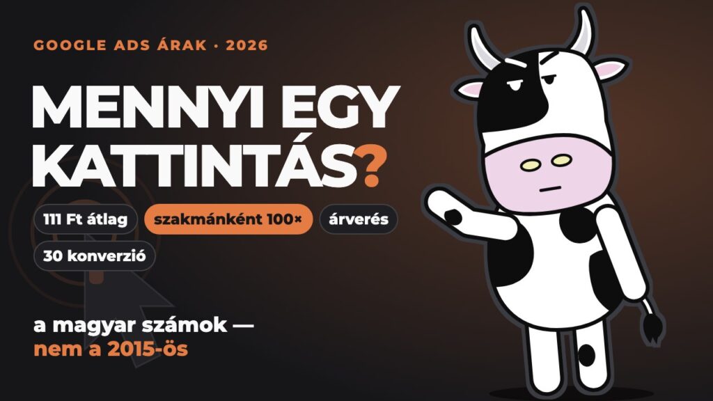 Pixel egy egermutatora kattint: mennyibe kerul egy Google-kattintas Magyarorszagon 2026-ban.