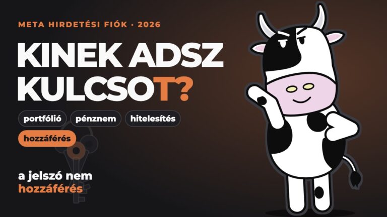 Pixel kulcscsomó mellett: így hozd létre helyesen a Meta hirdetési fiókodat, és így adj hozzáférést.