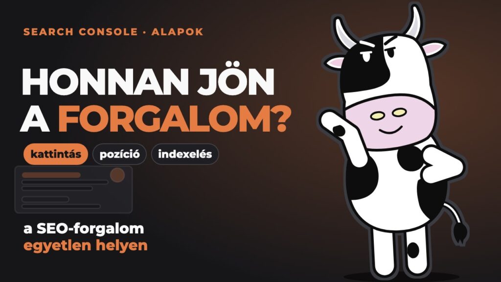Pixel egy keresési találati lista mellett, rajta a pozíció jelölésével: a Google Search Console alapjai.