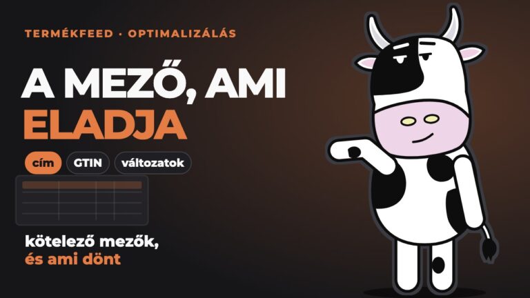 Pixel egy táblázat mellett, aminek a fejléce ki van emelve: a termékfeed mezőinek optimalizálása.