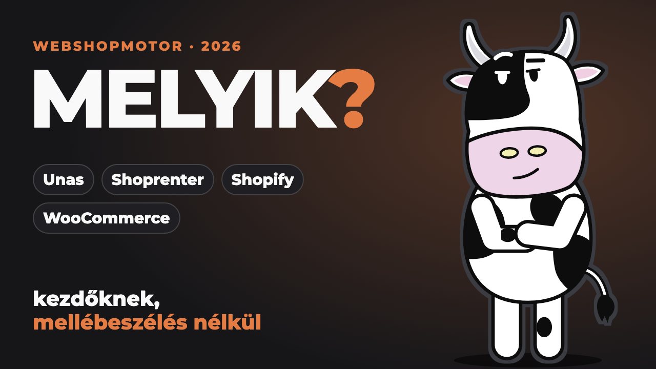 Melyik webshopmotort válasszam? Unas, Shoprenter, Shopify, WooCommerce – a videó indexképe Pixellel