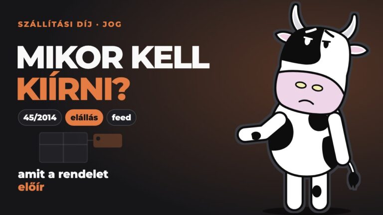 Pixel egy csomag és egy árcédula mellett: mikor és hogyan kell kiírni a webshop szállítási díját.